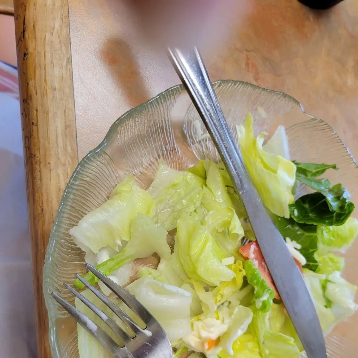 Salad with Ranch Dressing