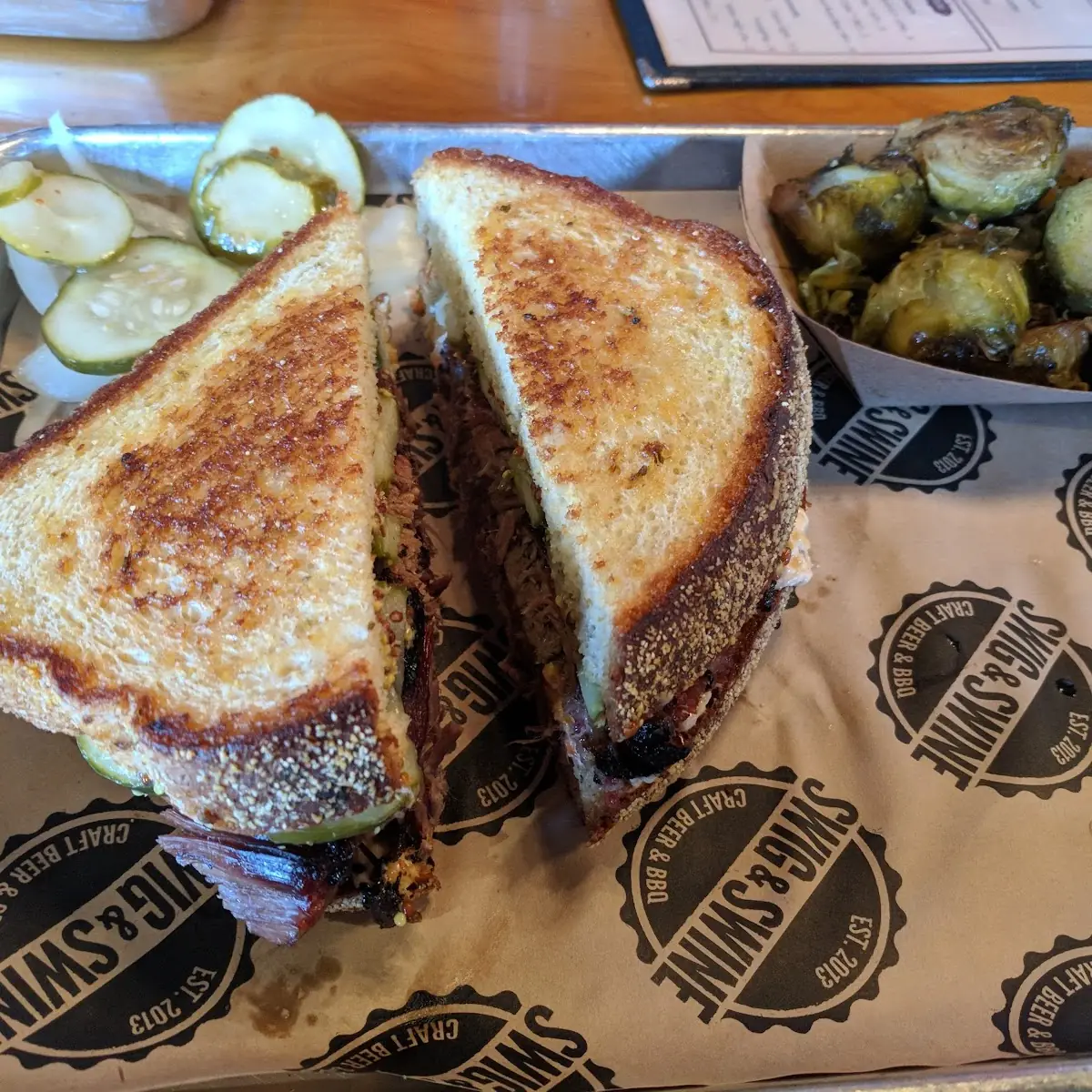 Brisket Grilled Cheese