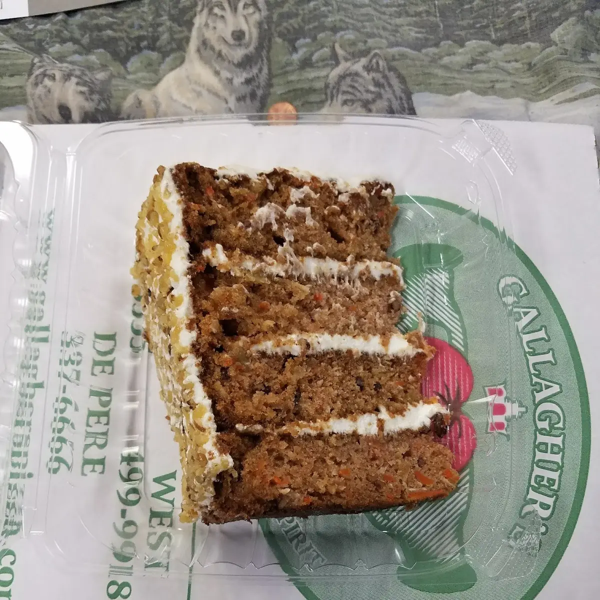 Carrot Cake Slice