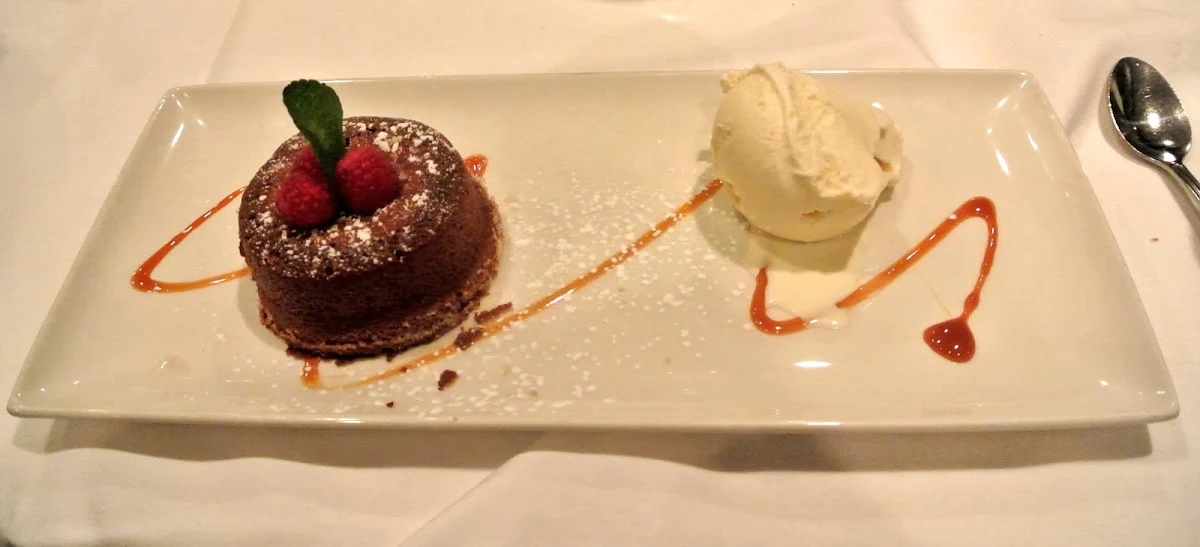 Lava Cake with Vanilla Ice Cream, Morton's The Steakhouse