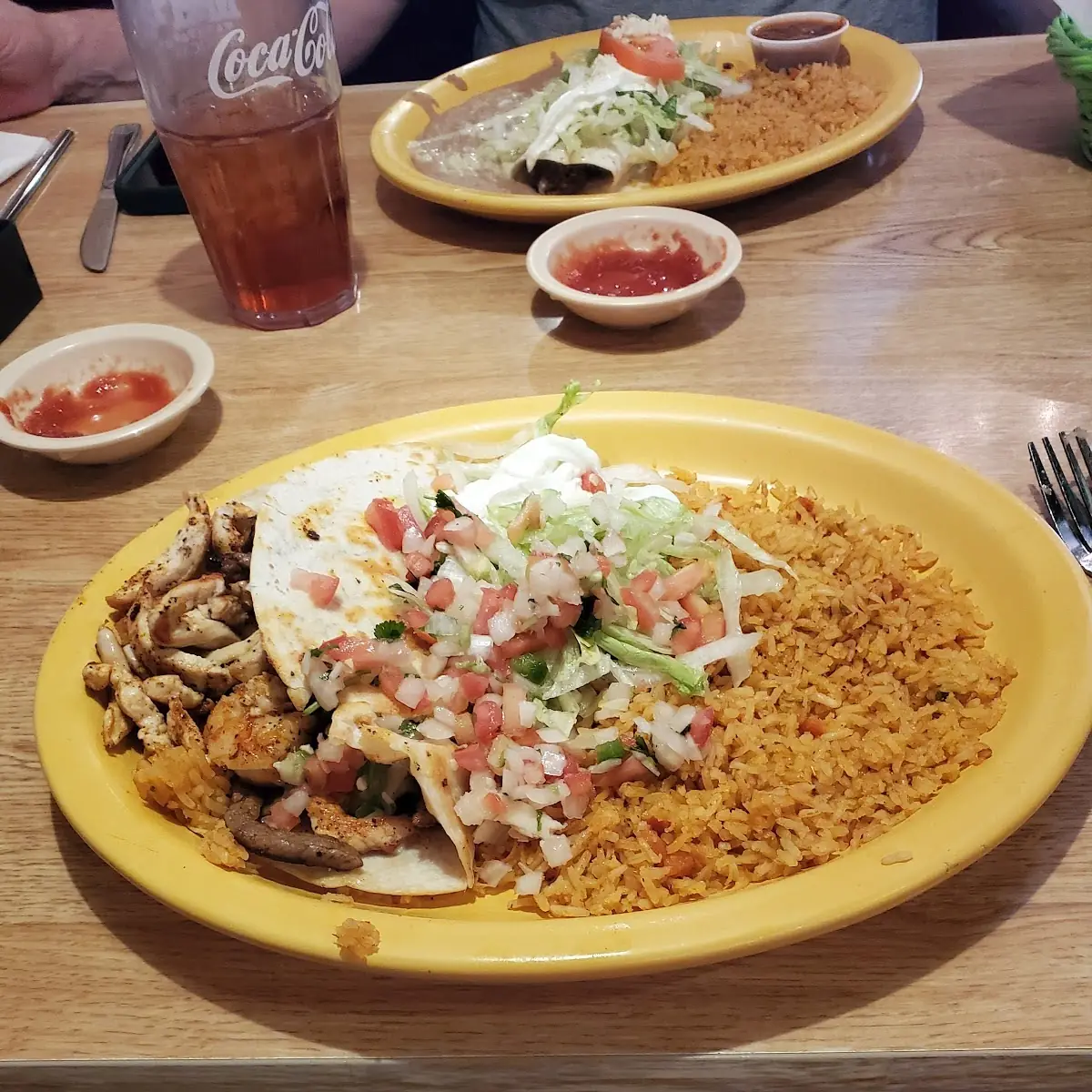 Beef Chicken Shrimp Quesadilla