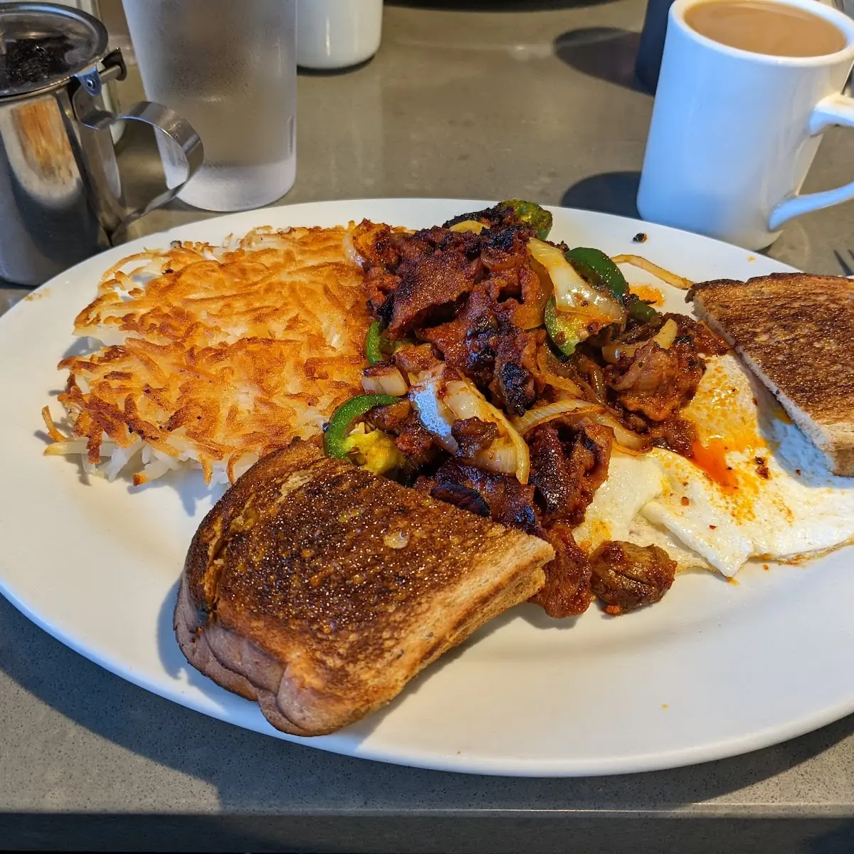 Traditional Breakfast with Korean BBQ Pork