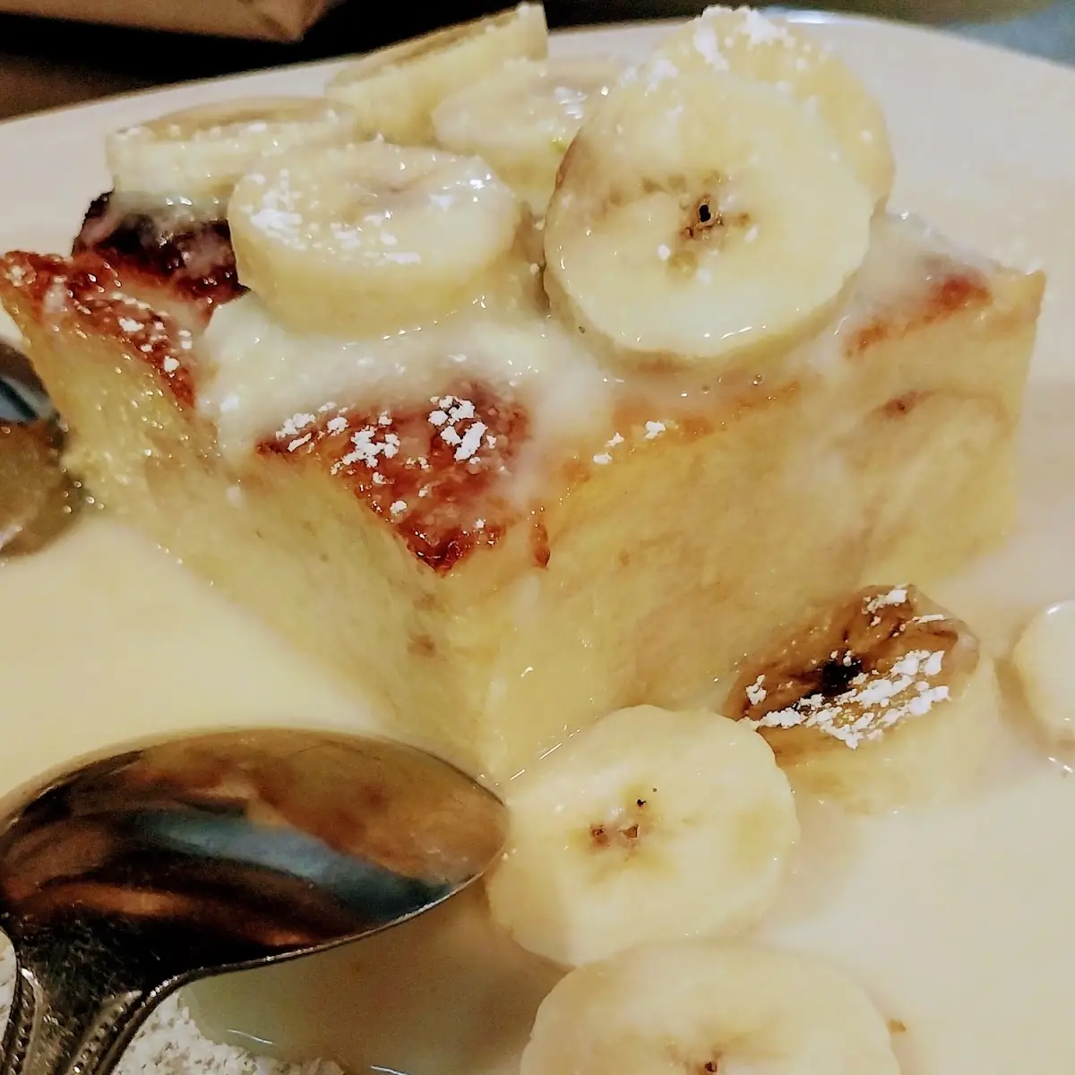 White Chocolate Bread Pudding