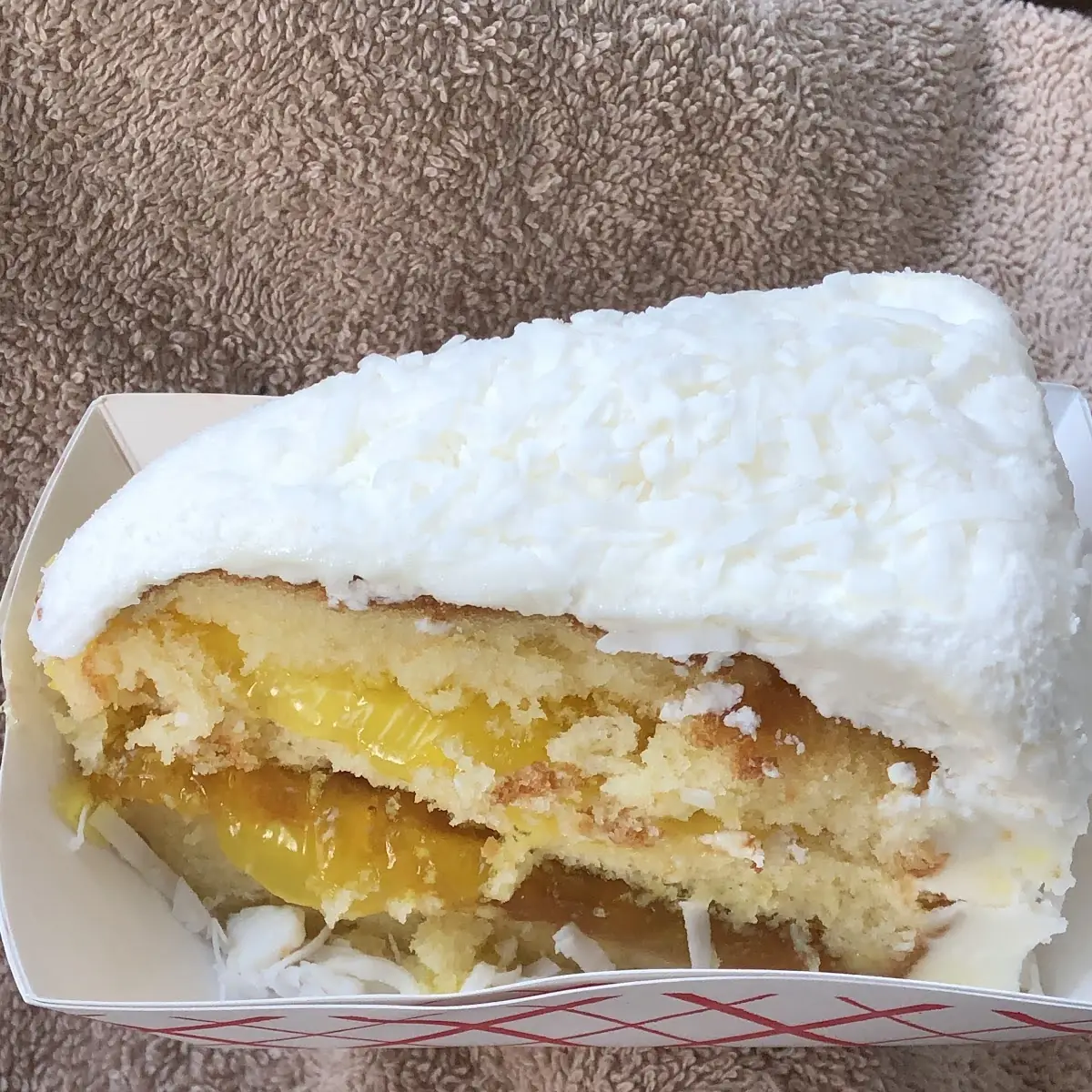 Yellow Cake with Pineapple Filling