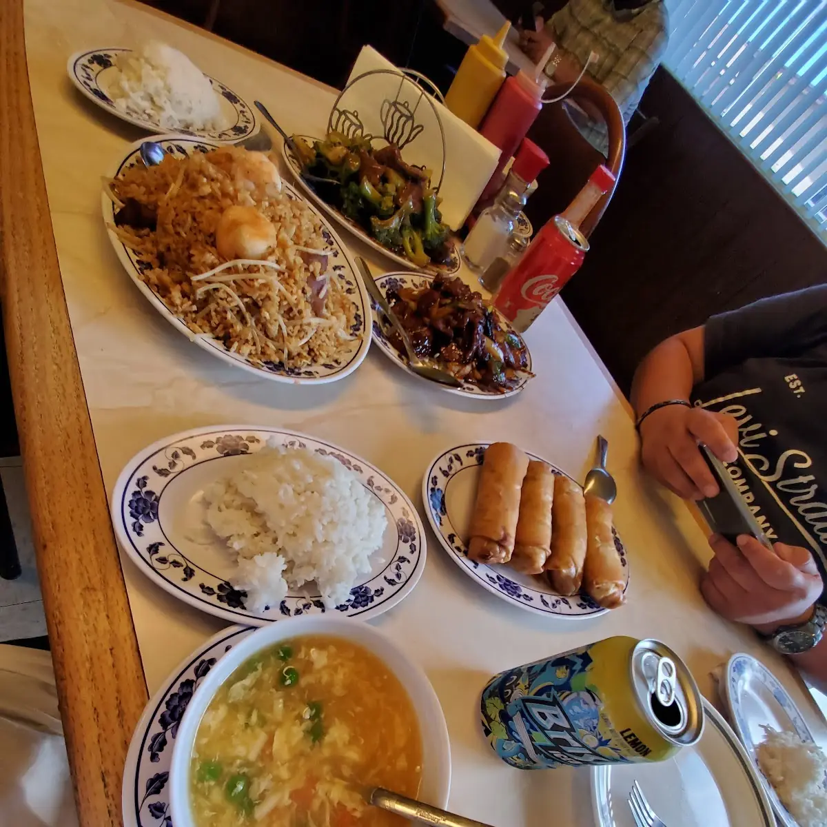 Egg Rolls Mongolian Beef