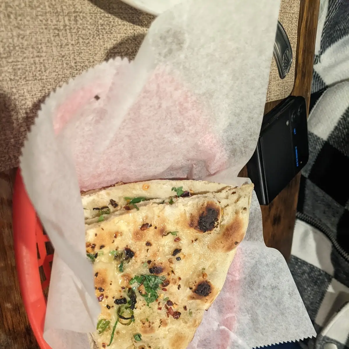 Chilli Garlic Naan