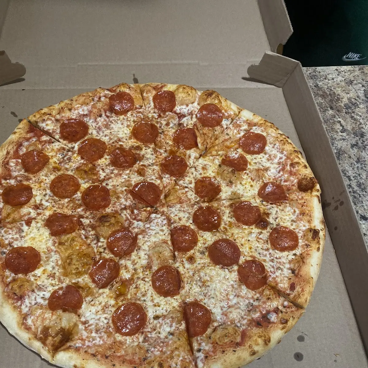 Hawaiian Pizza Half Pepperoni Pizza