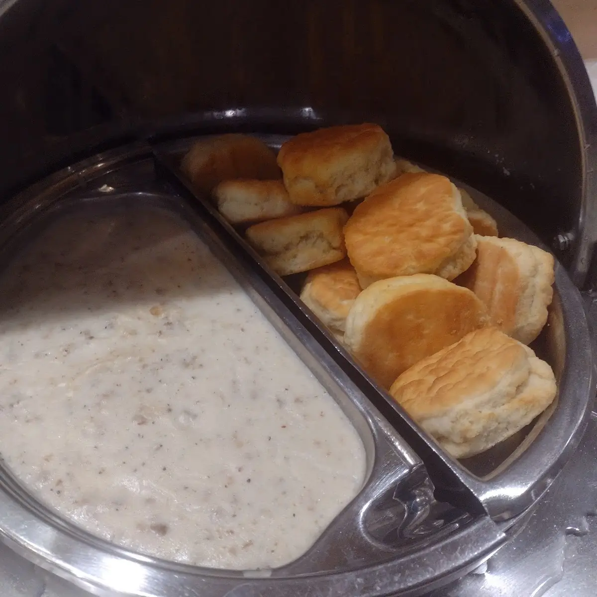 Home-Made Biscuits and Sausage Gravy
