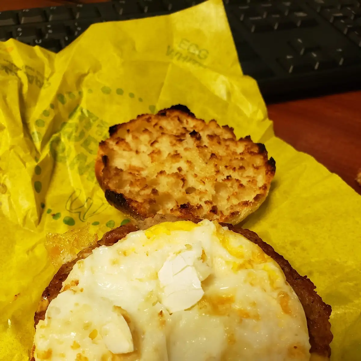 Sausage Mcmuffin with Egg