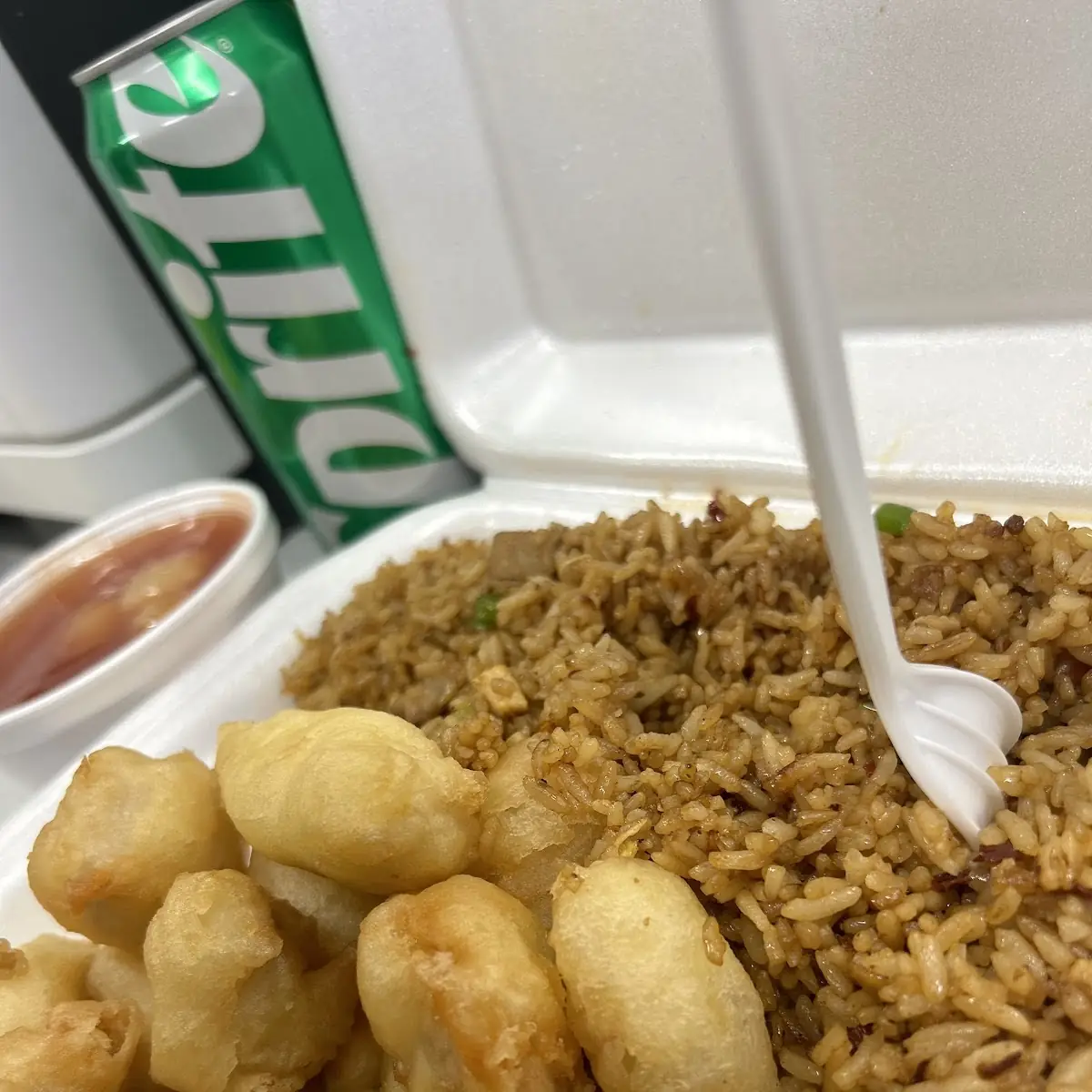 General TSO Chicken with Rice