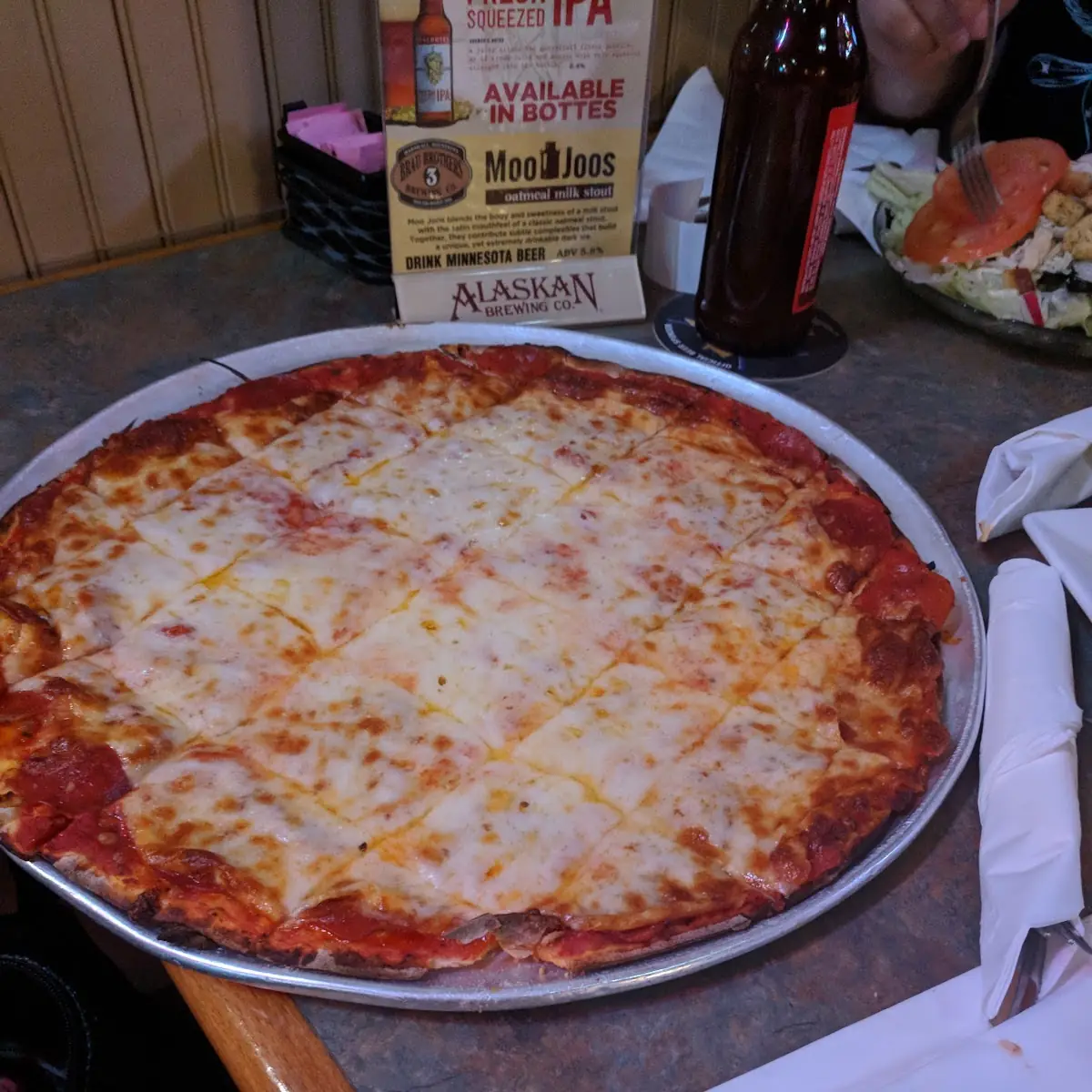 Pepperoni Pizza with Garlic Pizza