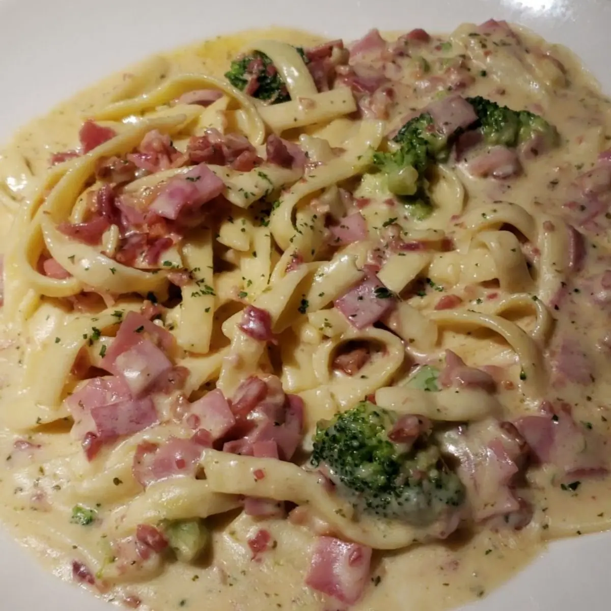 Fettuccine Alfredo Carbonara