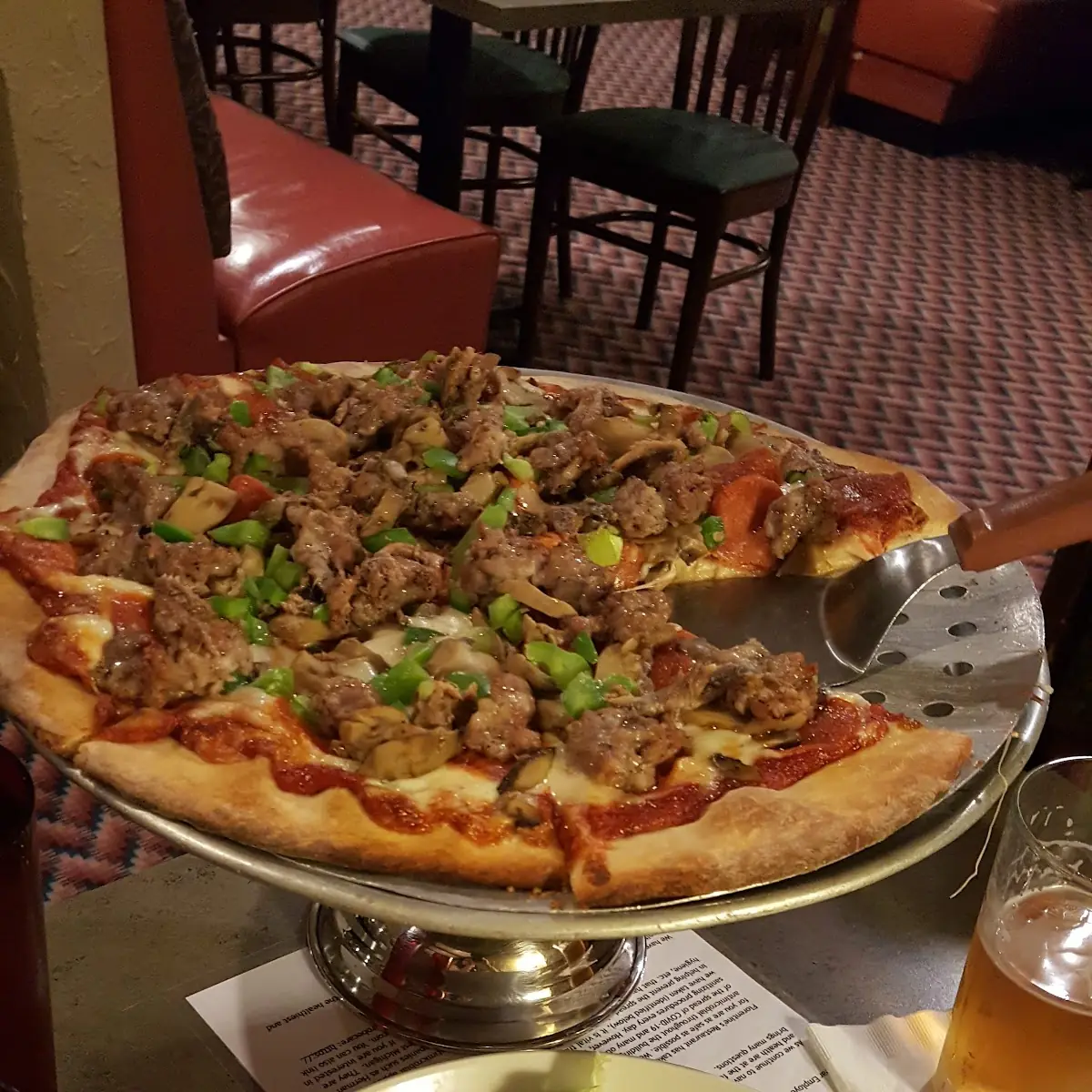 Medium Pizza and Greek Salad