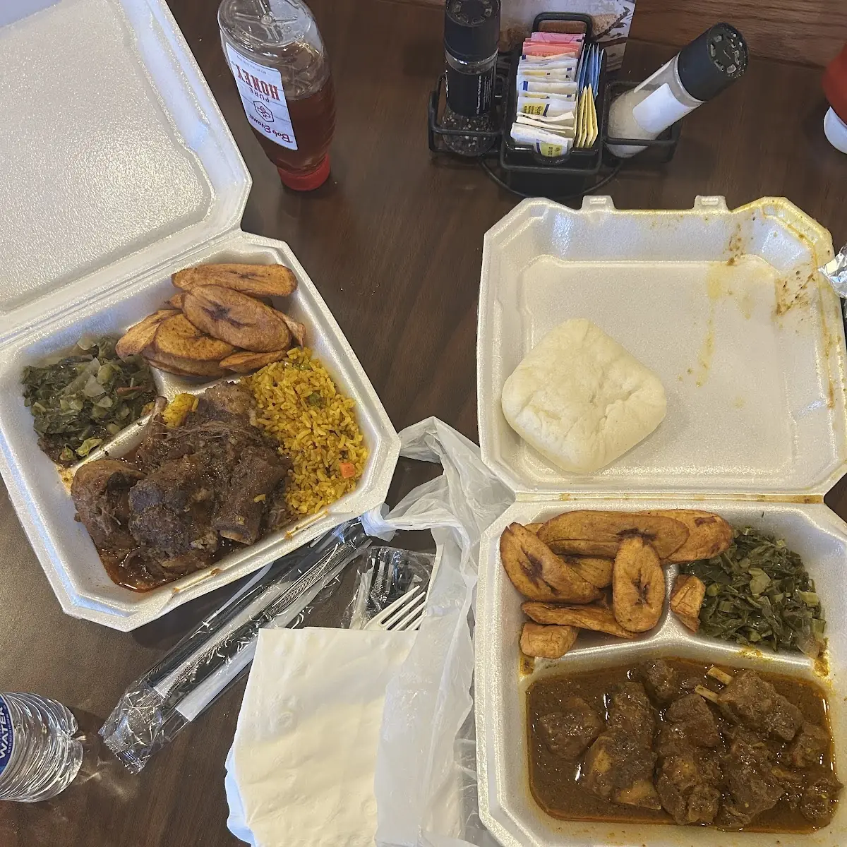 Plantains and Cabbage