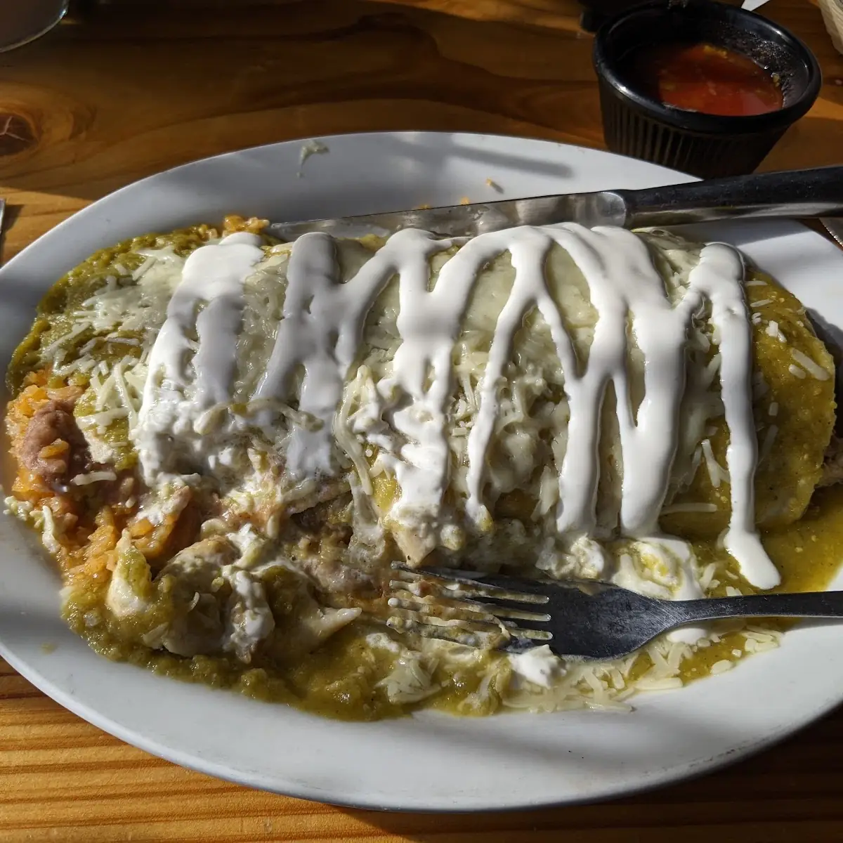 Wet Burrito Chile Verde