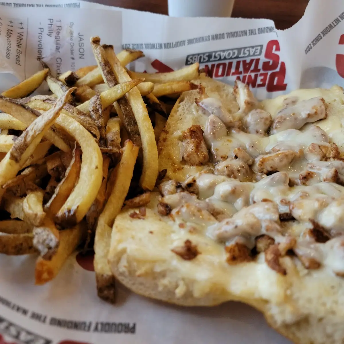 Philly Cheese Steak with Well Done Fries