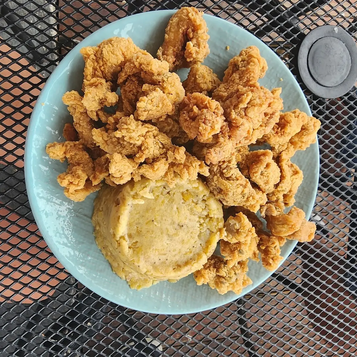 Fried Chicken and Mofongo