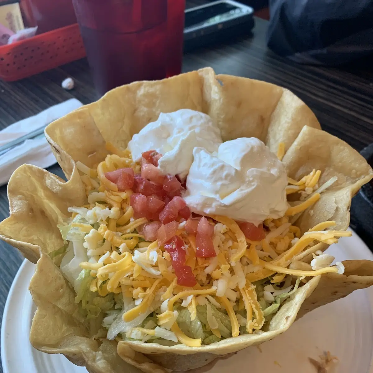 Chicken Tostada Salad