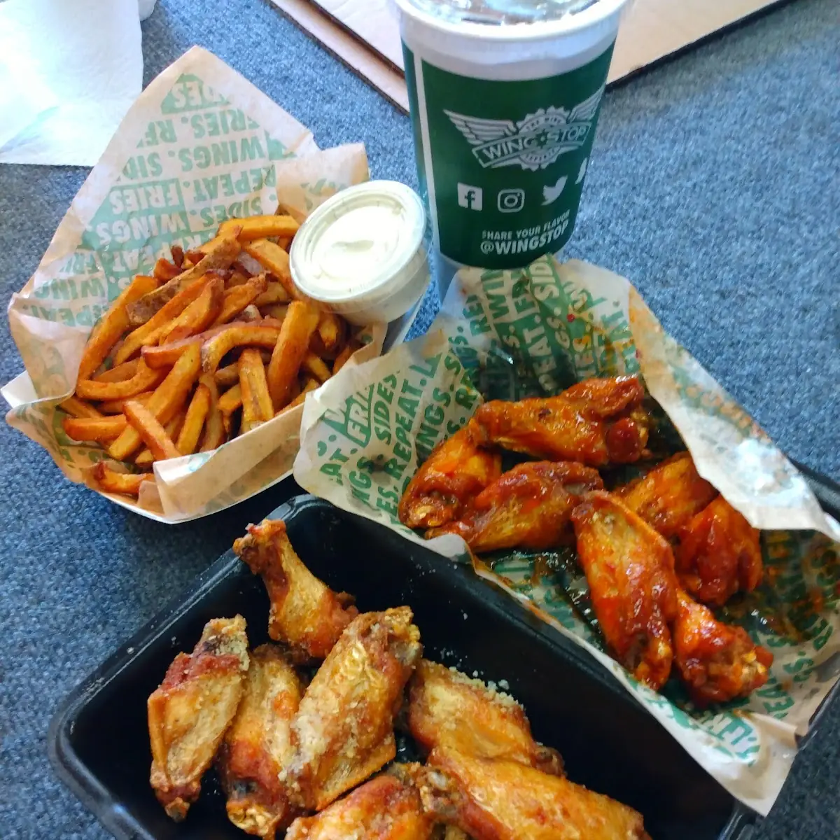 Parmesan Wings and Habnero Wings