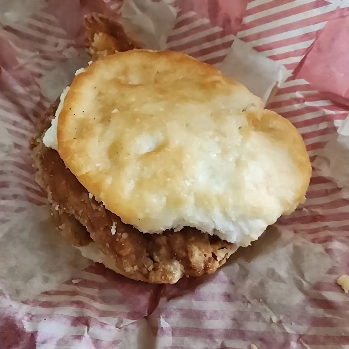 Cajun Chicken Biscuit