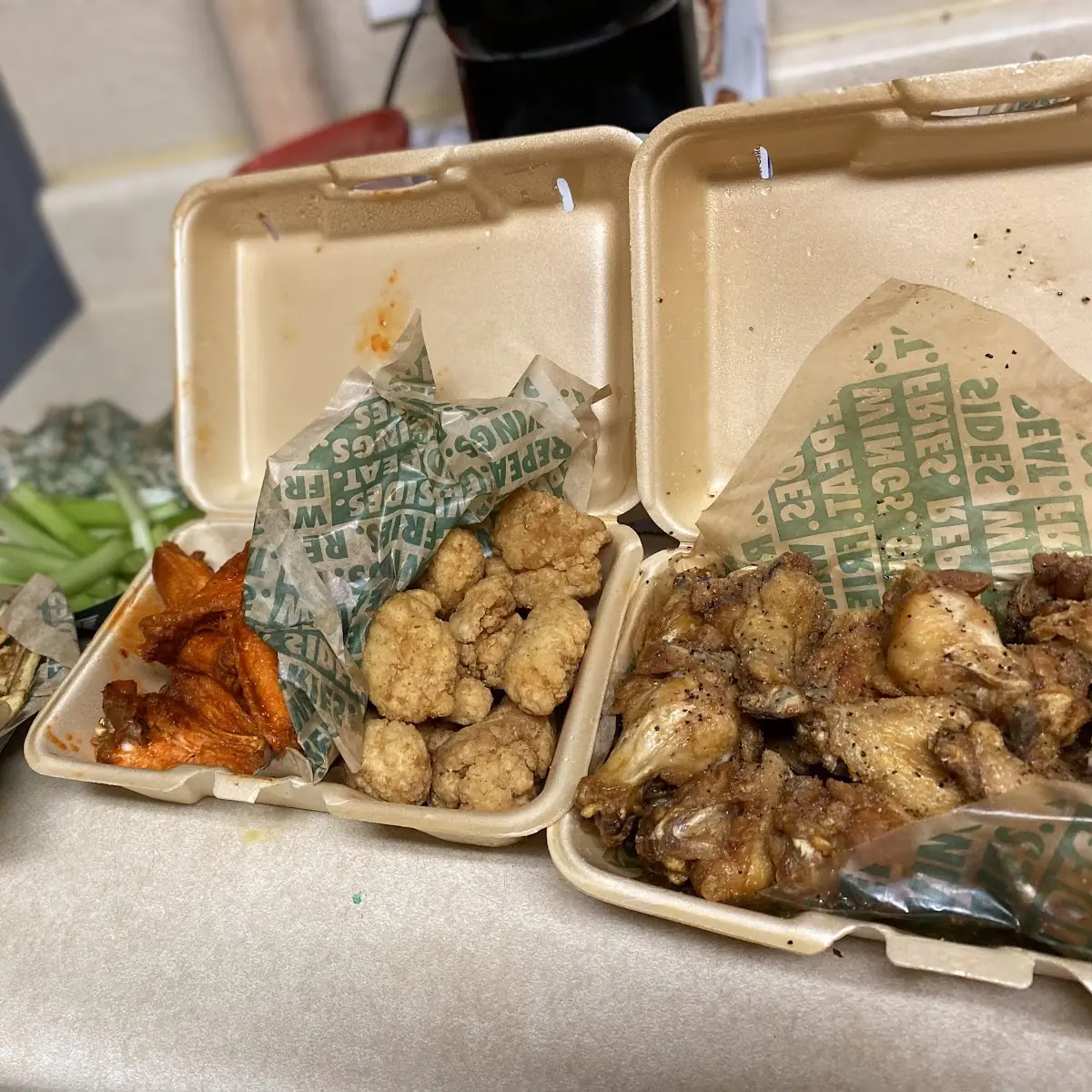Lemon Pepper Wings Hot Wings Regular Wings
