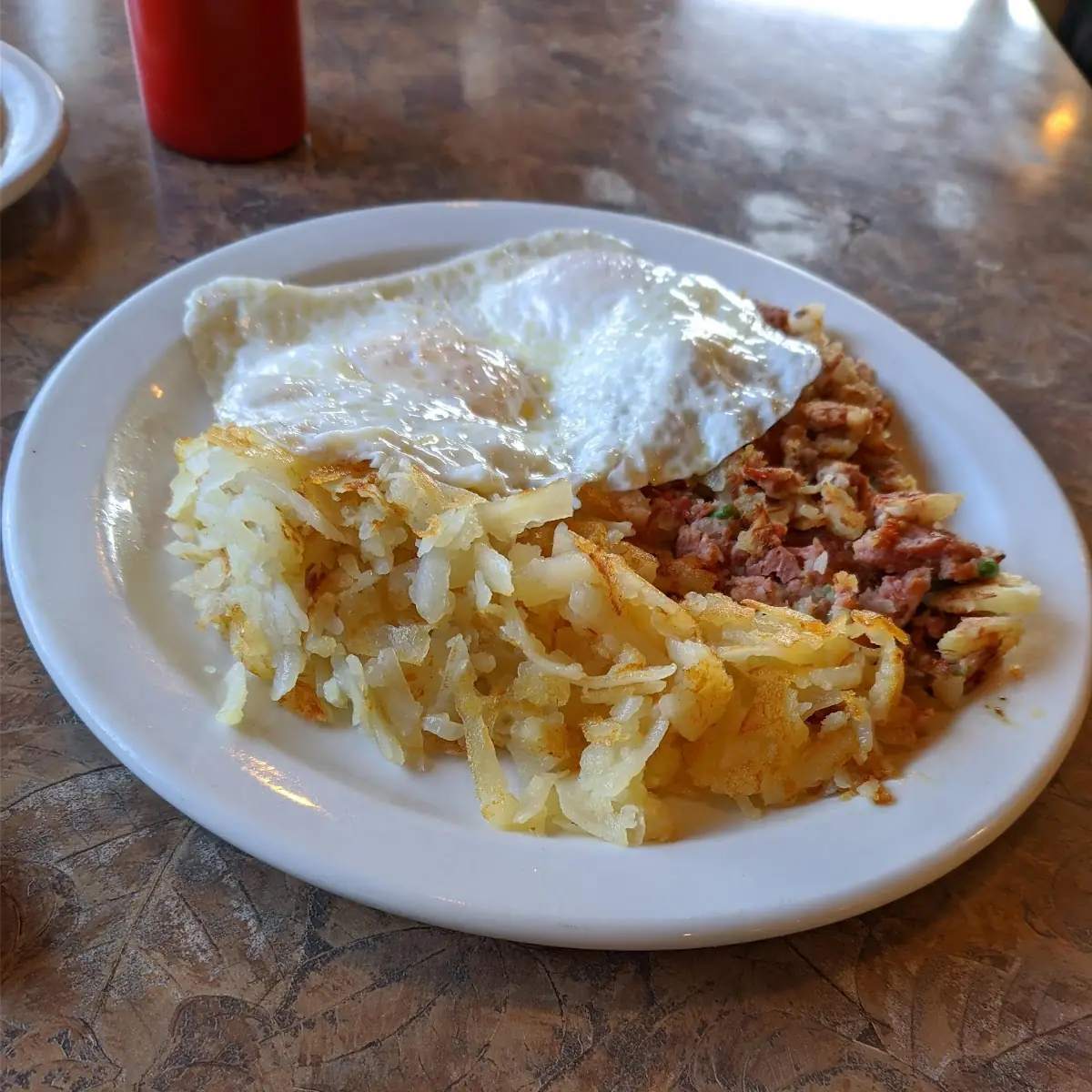 Corned Beef Hash and Eggs