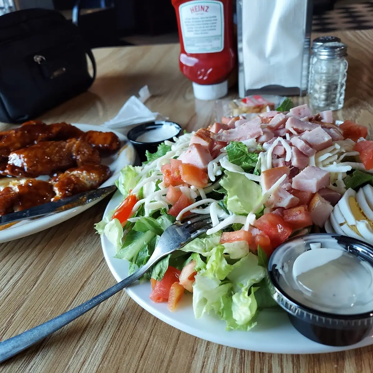 Chef Salad and Chicken Tenders