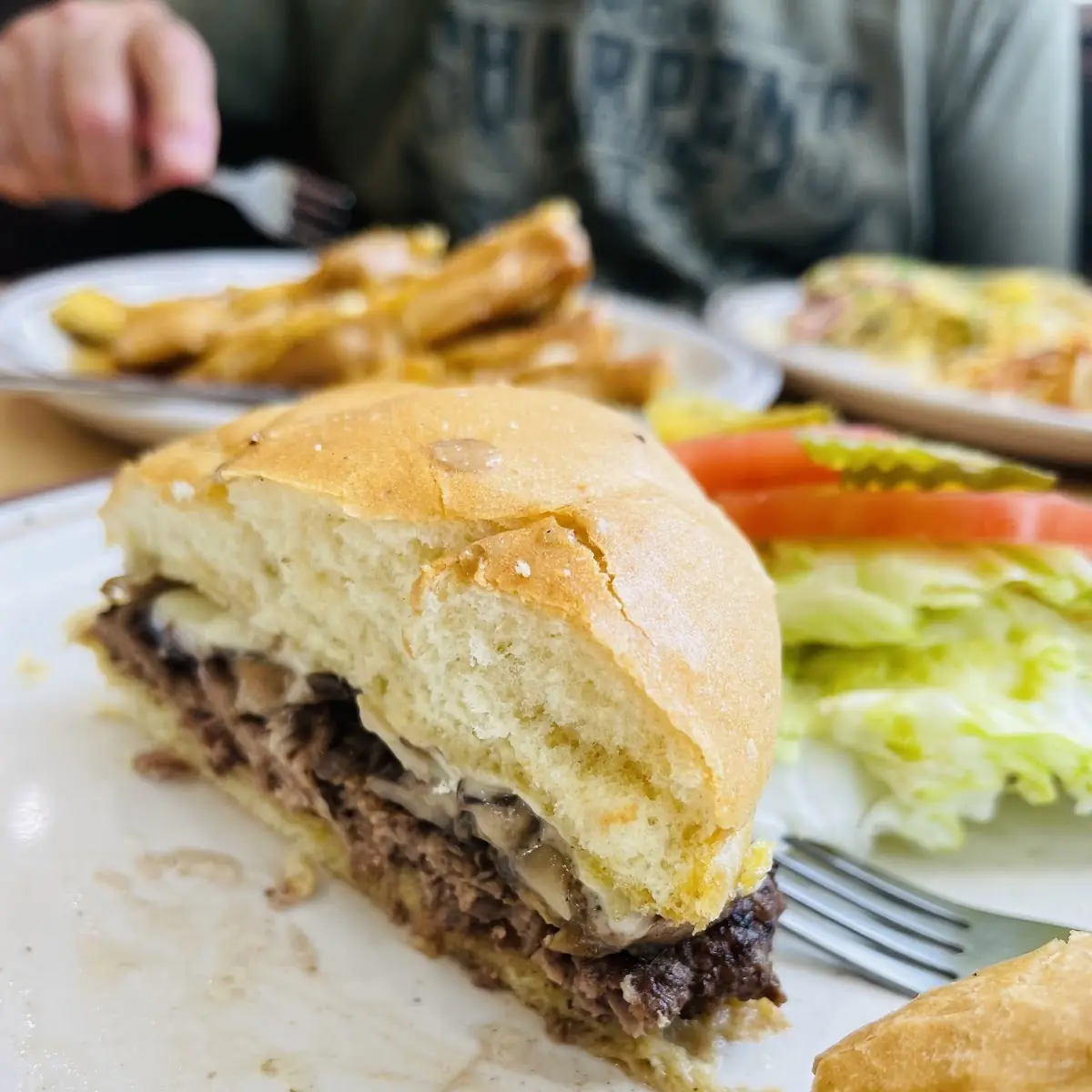 Mushroom Swiss Burger