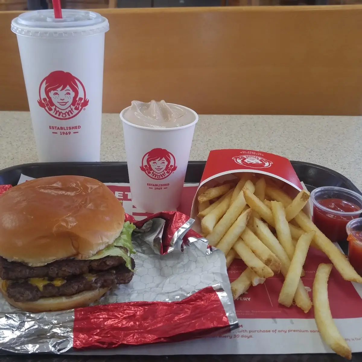 Double Cheese Burger Combo
