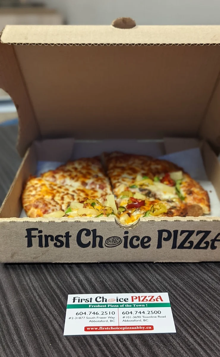 First Choice Special Pizza, First Choice Pizza Abbotsford