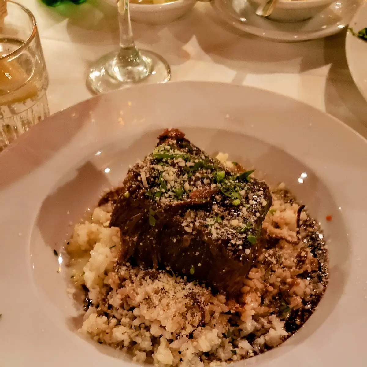 Beef Short Ribs and Risotto