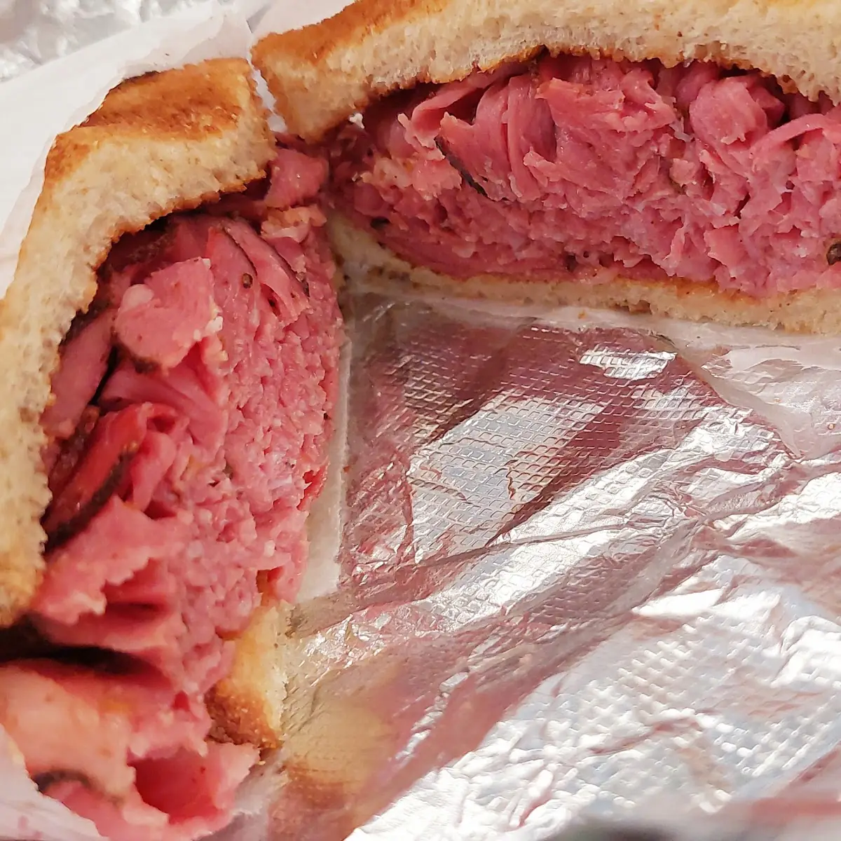 Hot Pastrami Champ Hot Sandwich