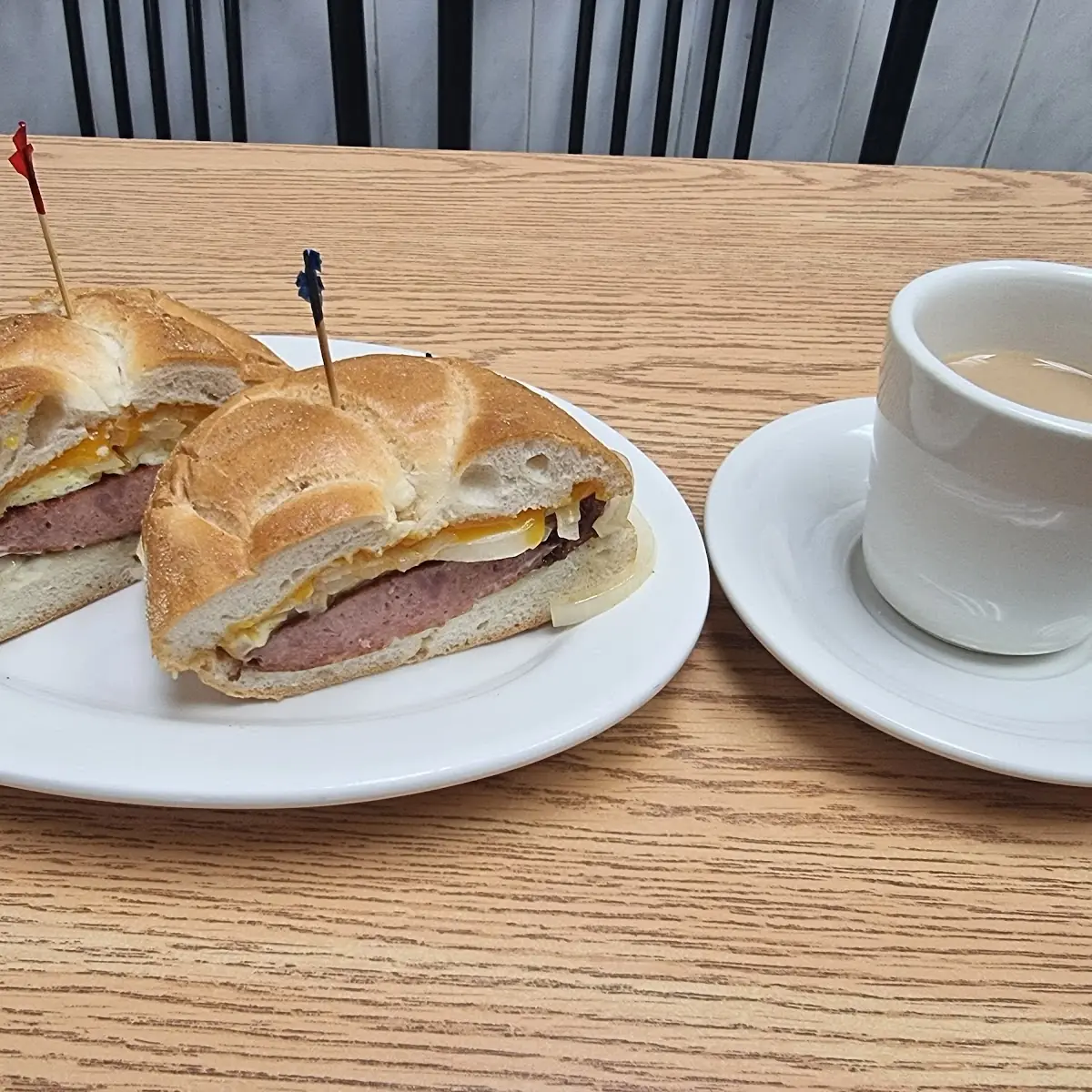 Turkey Sausage Egg and Cheese