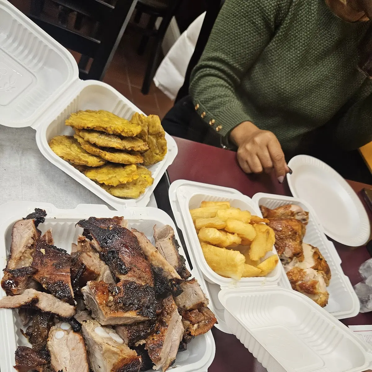 Ribs and Fried Yuca