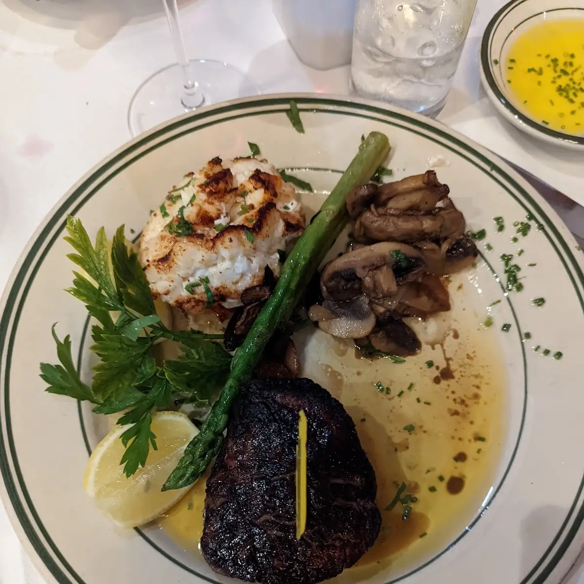 Filet Mignon and Lobster Tail