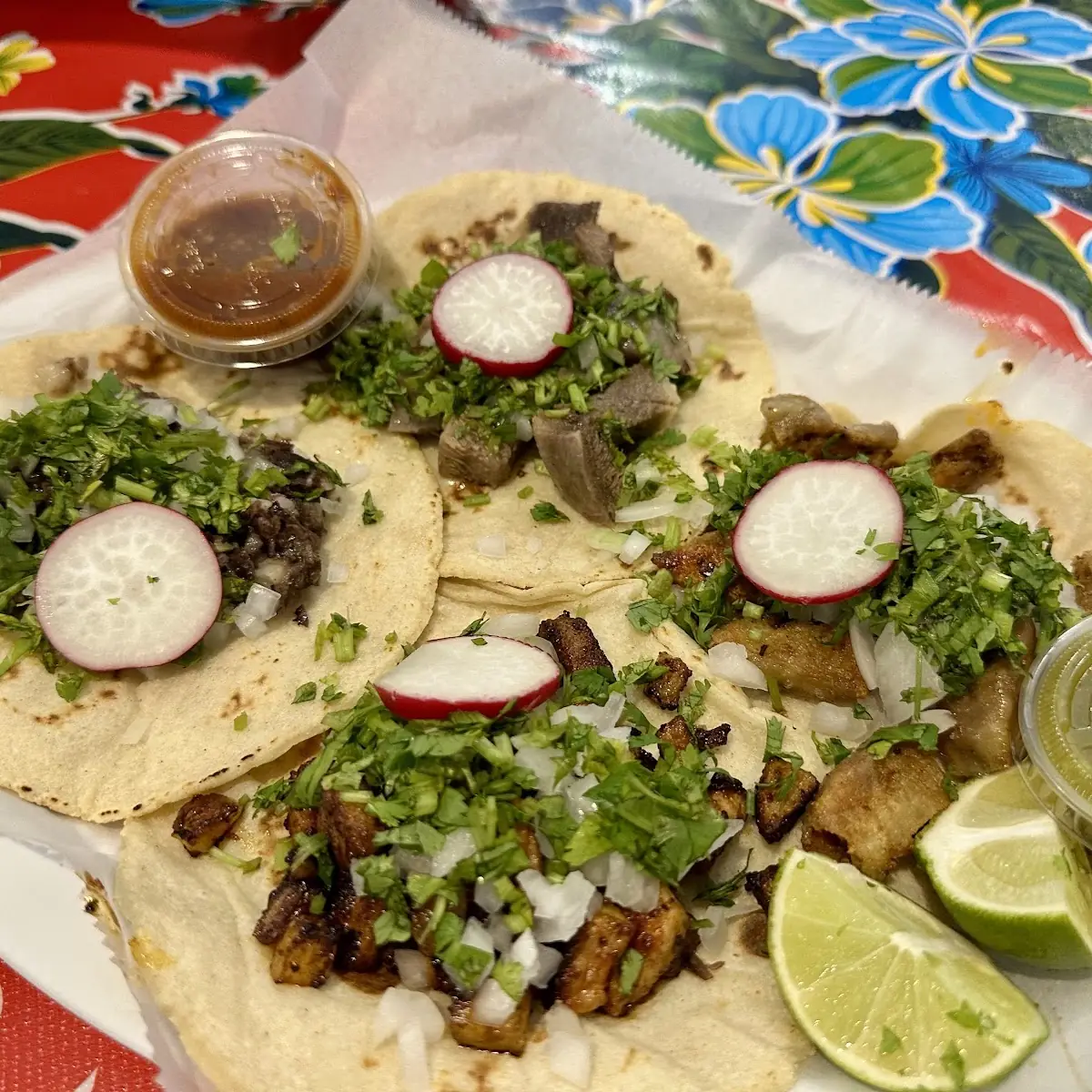 Tripa and Pastor Tacos