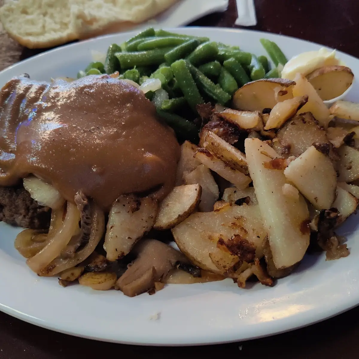 Hamburger Steak Dinner