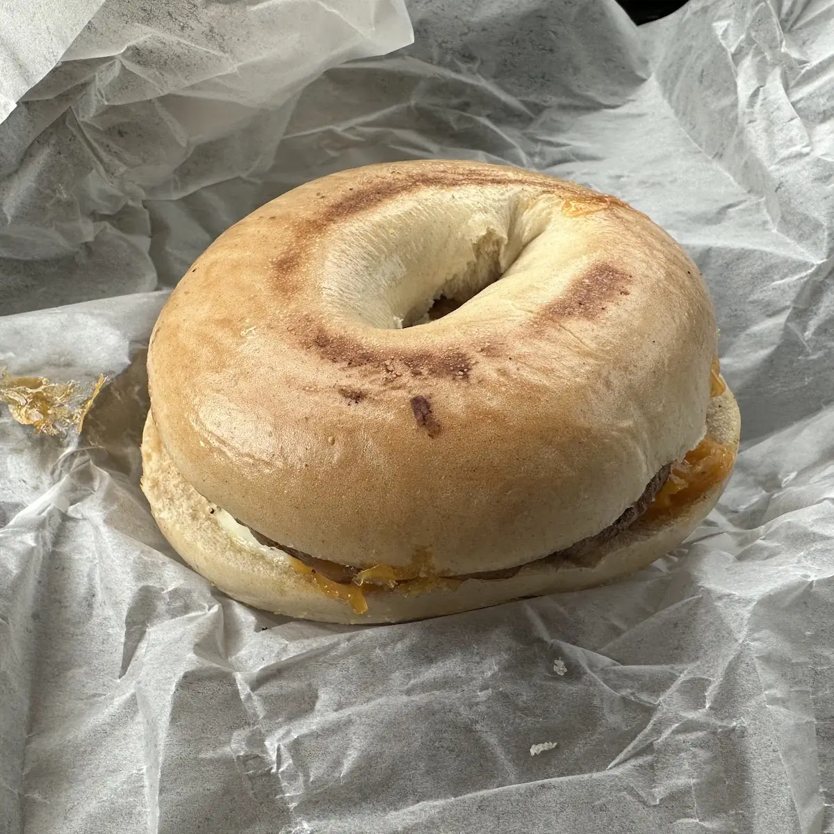 Plain Bagel with Cream Cheese