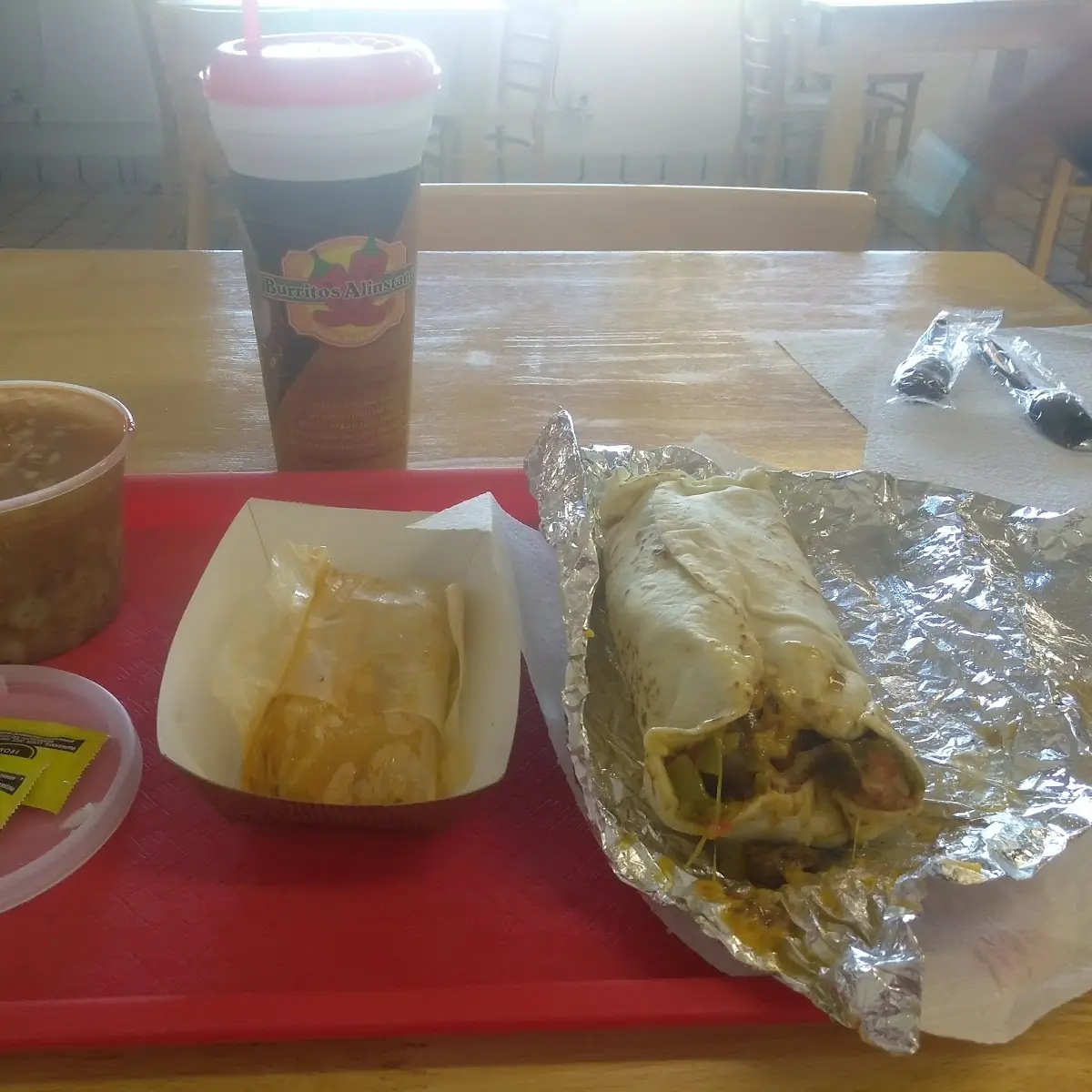 Beef or Chicken Burrito