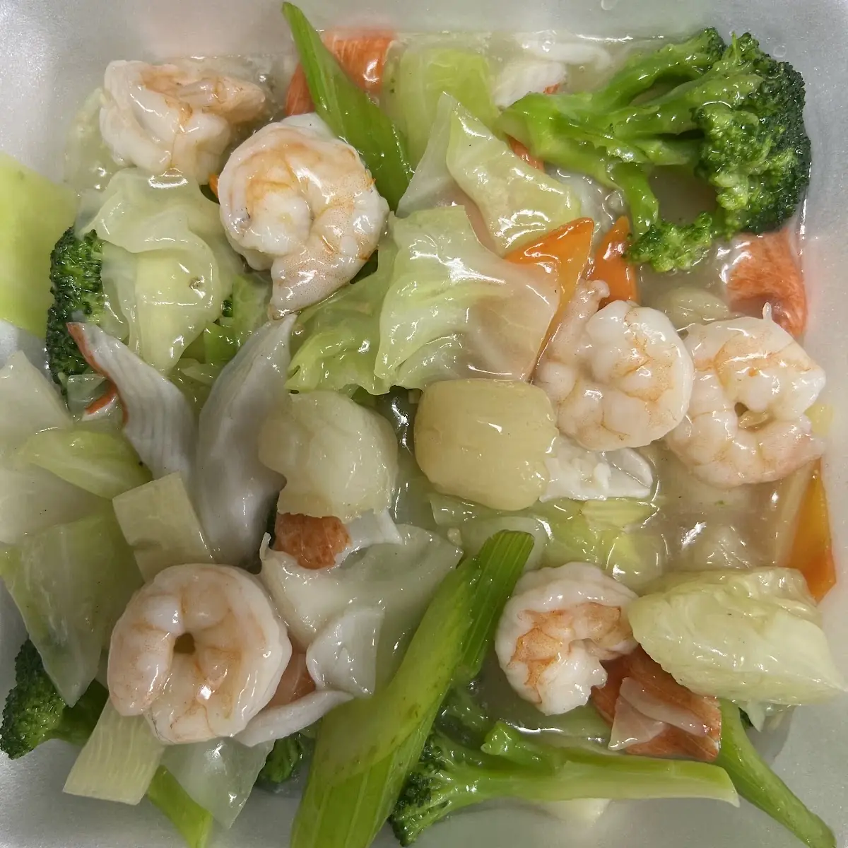 Shrimp w Mixed Vegetables