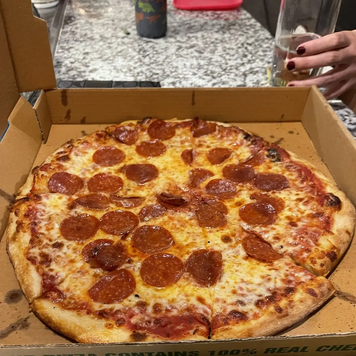 Pepperoni and Sausage Pizza