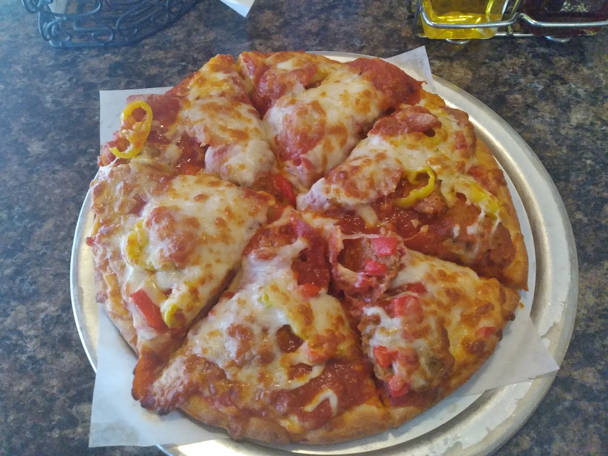 Mixed Spicy Peppers Pizza