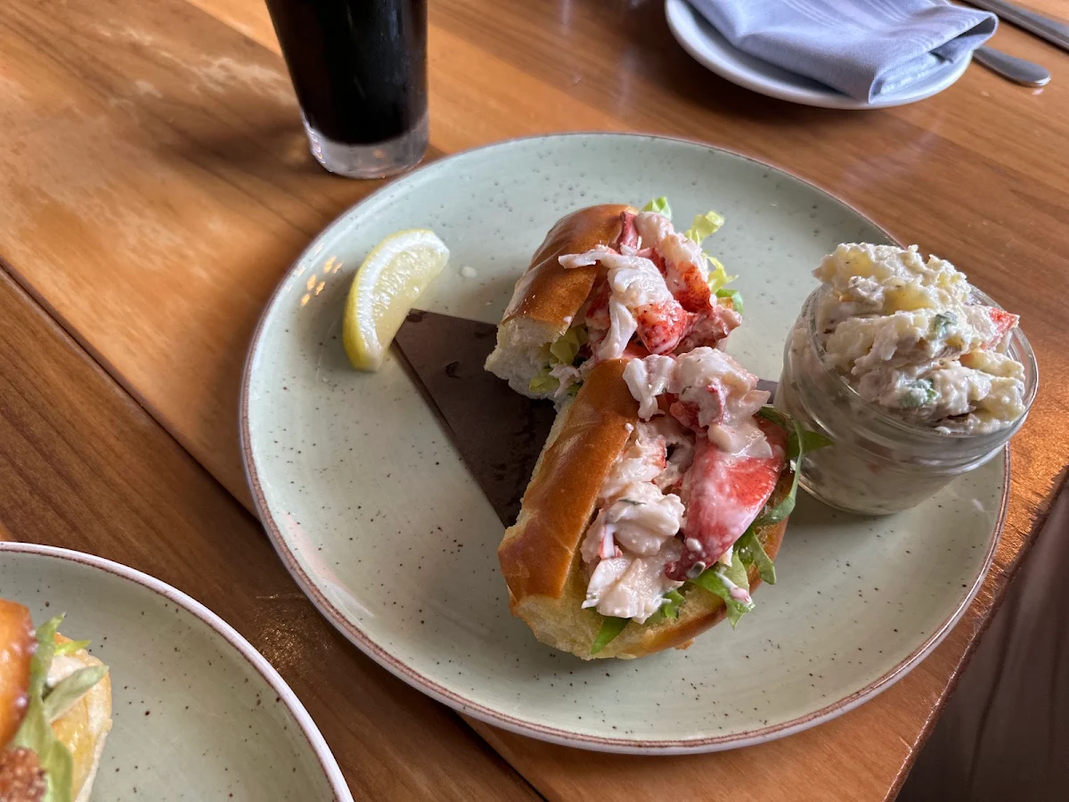 Lobster Roll with Potato Salad