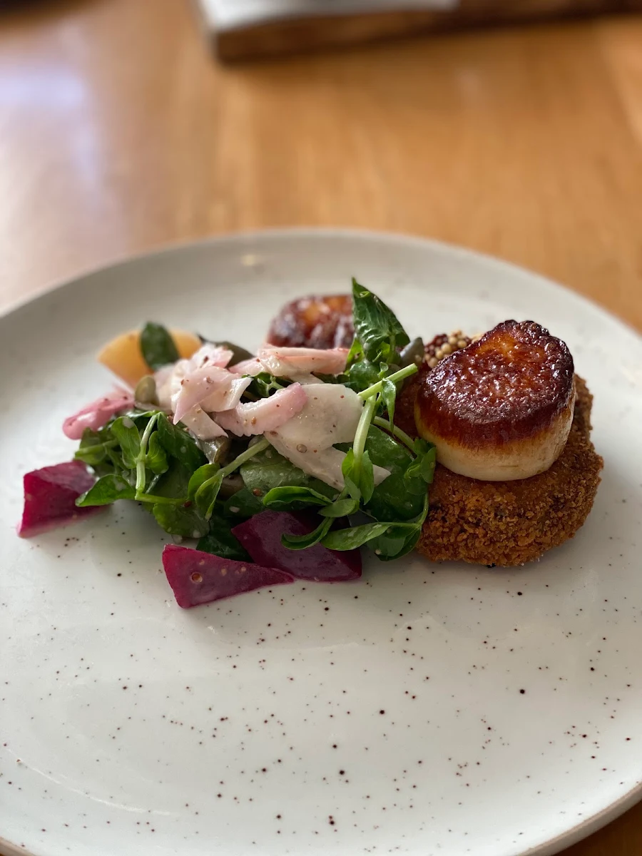 Seared Scallops & Pork