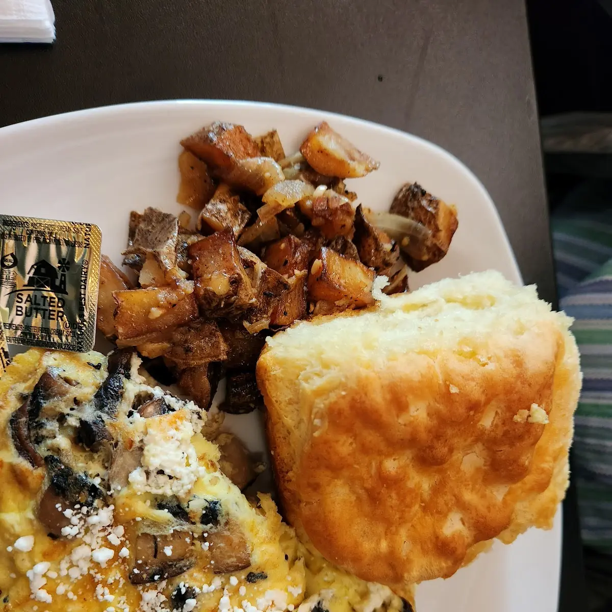 Wild Mushroom & Goat Cheese Omelette