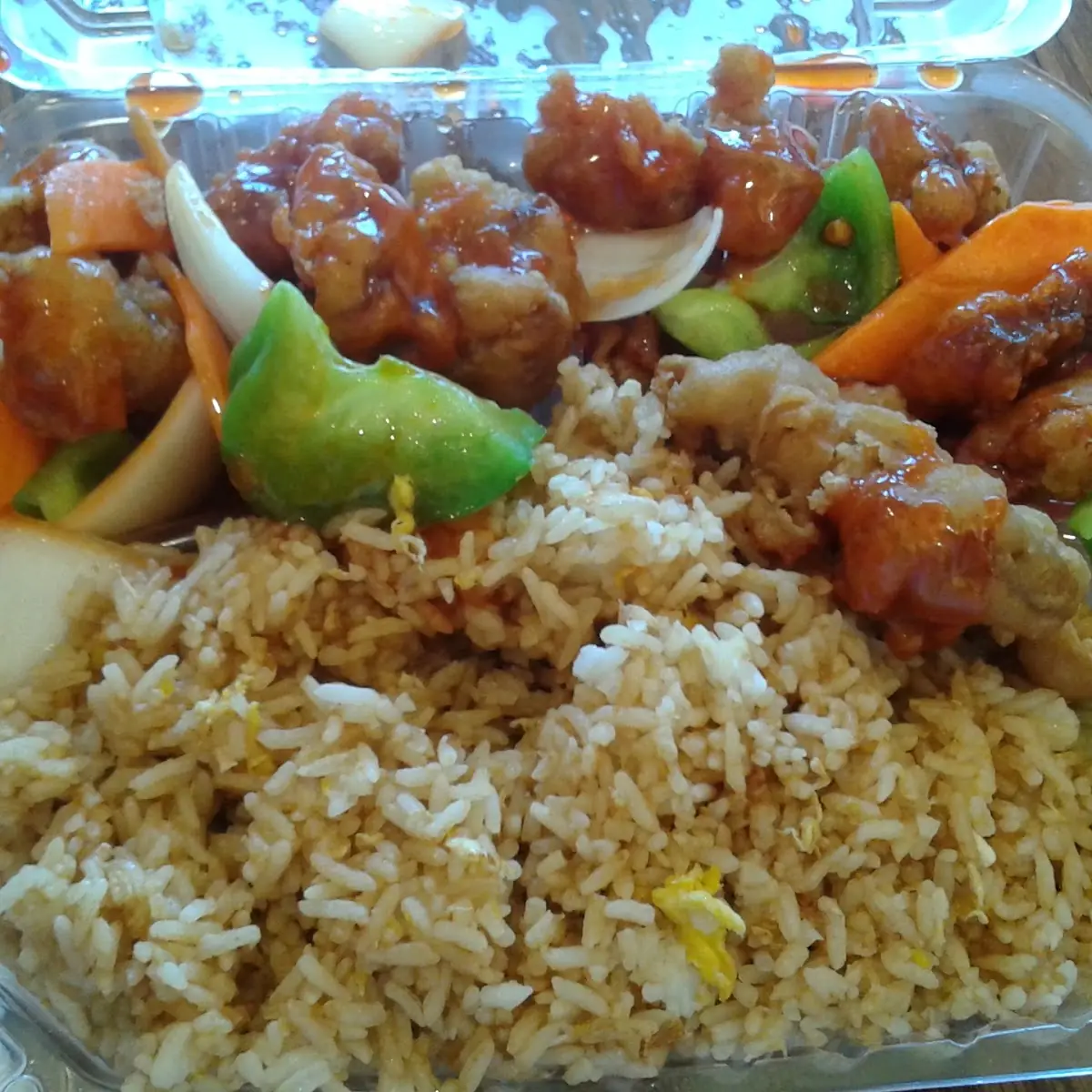 Sweet and Sour Chicken Fried Rice