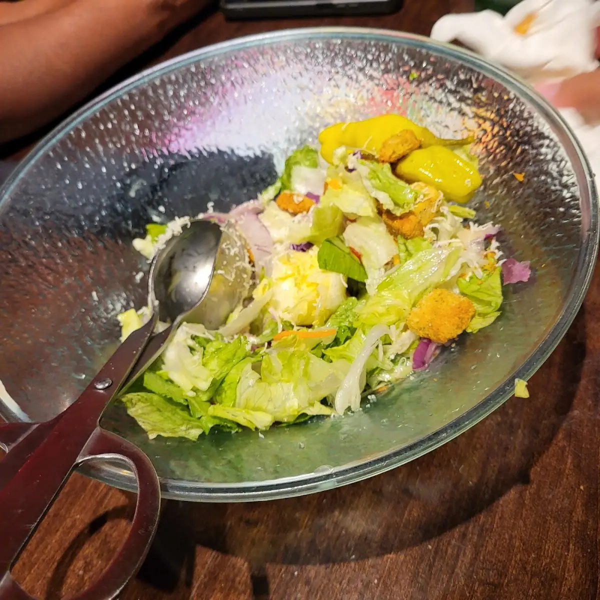 Salad and Breadsticks