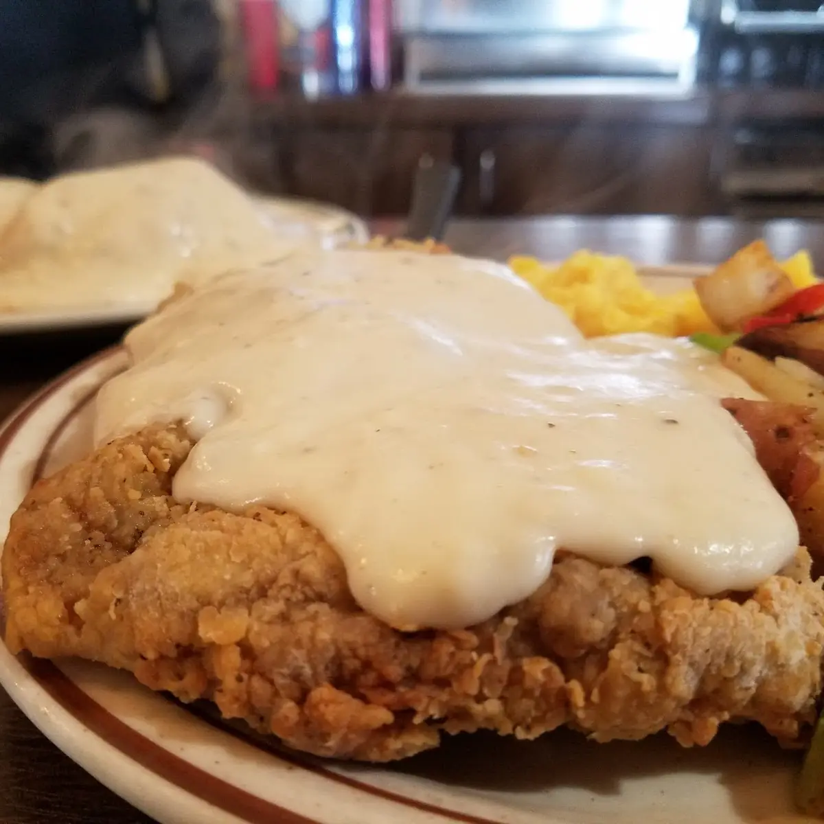 Grilled Fried Chicken Salad