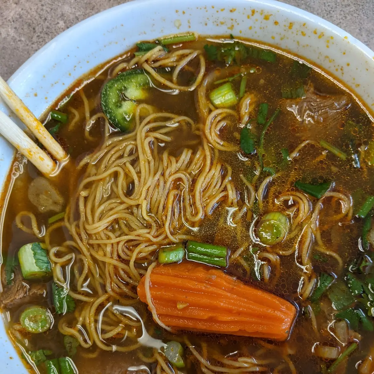 Beef Stew Noodle Soup