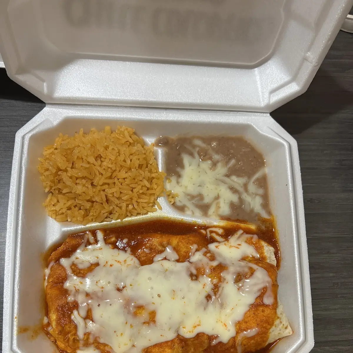 Chile Colorado Burrito